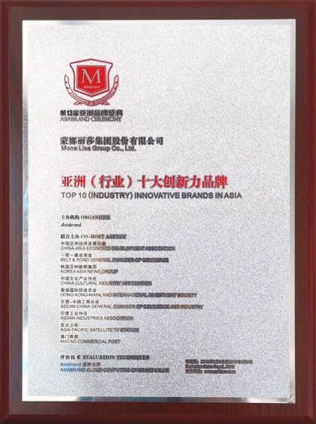 蒙娜丽莎揽亚洲品牌盛典双料大奖