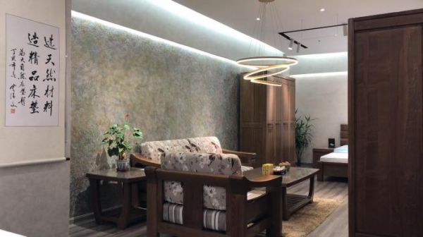 大自然床垫南通百安谊家旗舰店一角