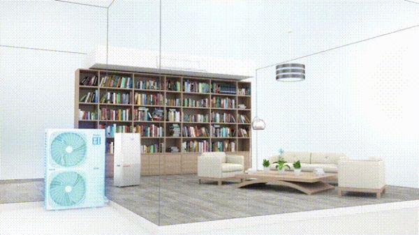海尔空气能热泵：骄阳变频冷暖一体机受到用户好评