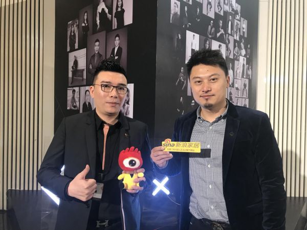 如璞总经理吴树泉（左）、博睿总经理吕凌波（右）