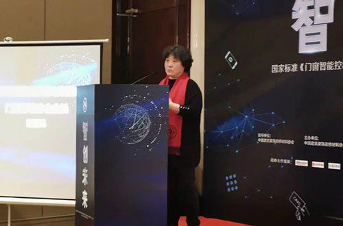 中国建筑装饰装修材料协会门窗幕墙分会会长靳秀凤