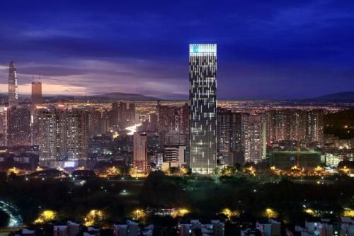 海岸环庆大厦建筑景观照明设计