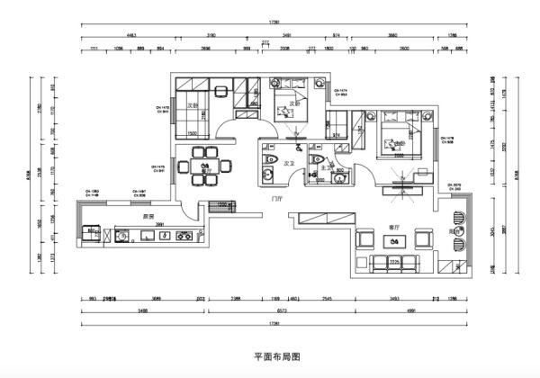烟树园美式风格装修效果图