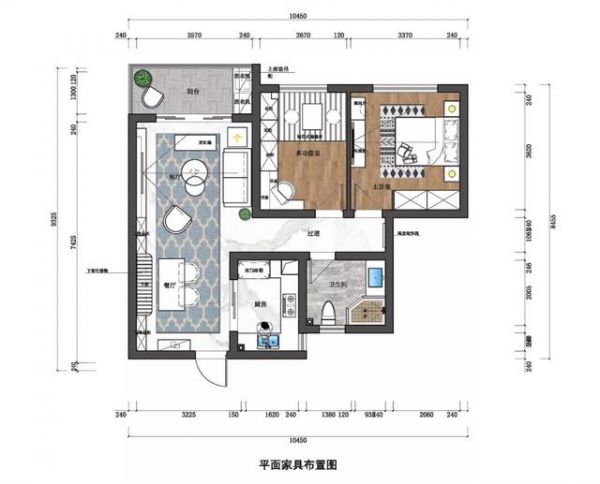 暖棕遇上高级灰,永不过时的两居室打造秘籍