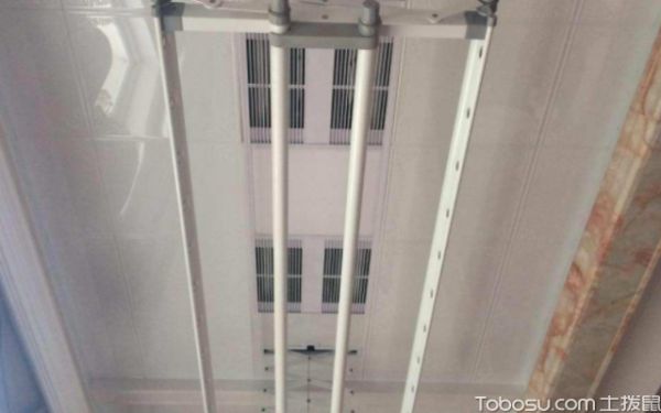 晾衣架墙面支撑