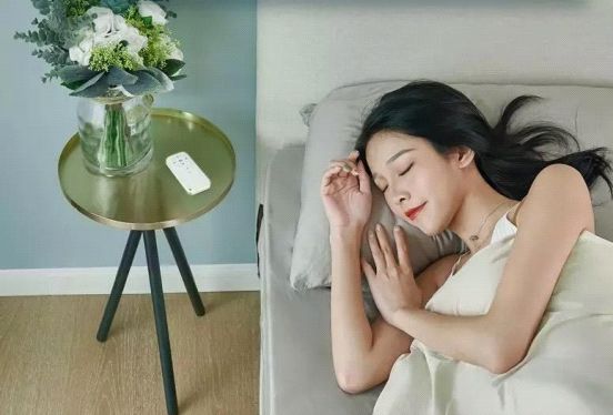 子弹头卧室智能风扇灯,把清风朗月带回家