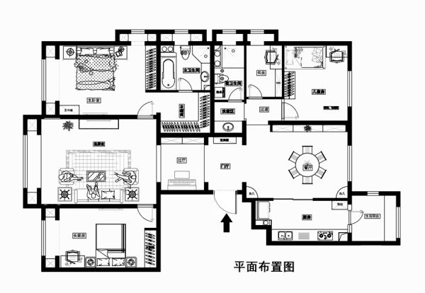 远洋东方公馆豪华大气之简欧风格