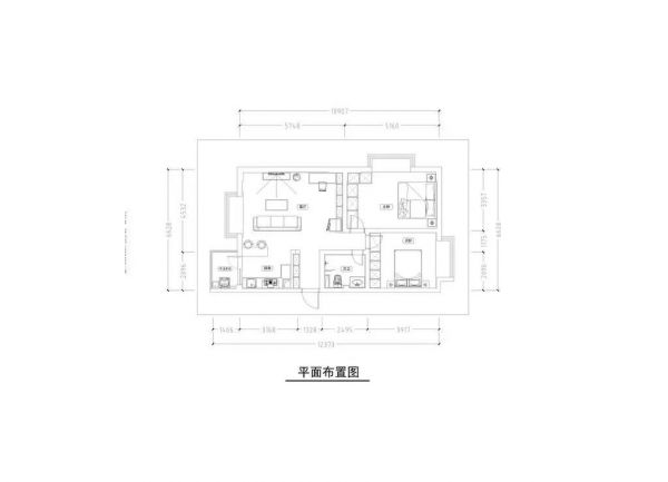 68平的北欧二居室,灰与木的结合轻松舒适