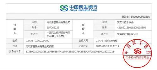 武汉，我们挺你！欧神诺所属上市公司帝欧家居捐赠10