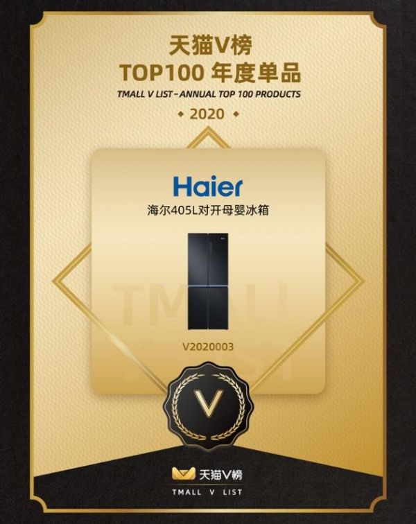 天猫V榜：2020年"闭眼买"TOP100，56度C是啥？