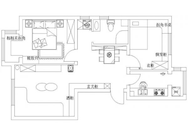 大兴佟馨园老房改造装修案例