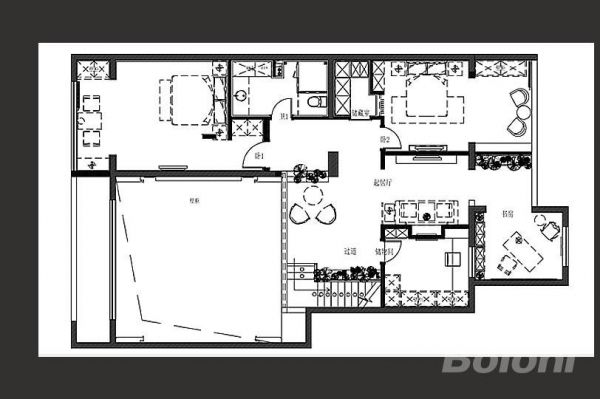 【龙山御景】中式 跃层/loft 320㎡