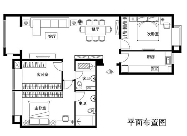 现代简约风格设计的府前官邸