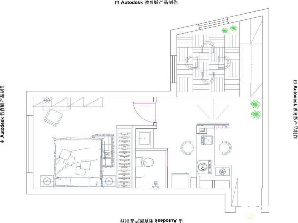 旭辉奥都 58平米日式装修效果图