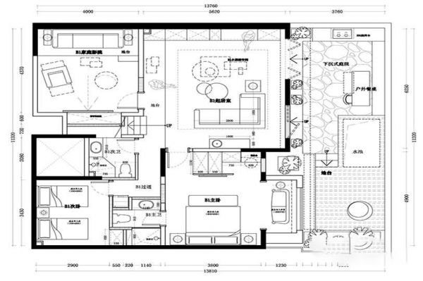 【汇航桃园】现代简约 跃层/loft 200