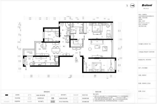 【万橡府】现代简约 三居室 125㎡