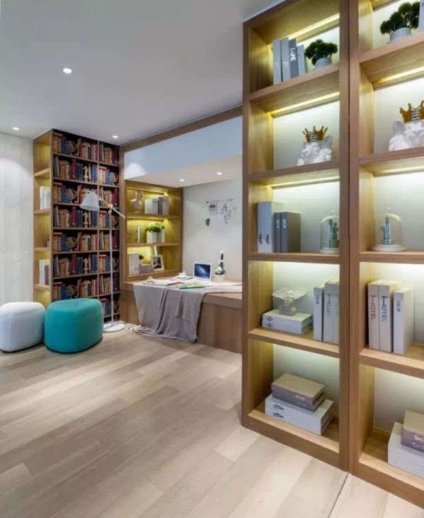 73㎡的loft复式,宽敞书房+二层卧