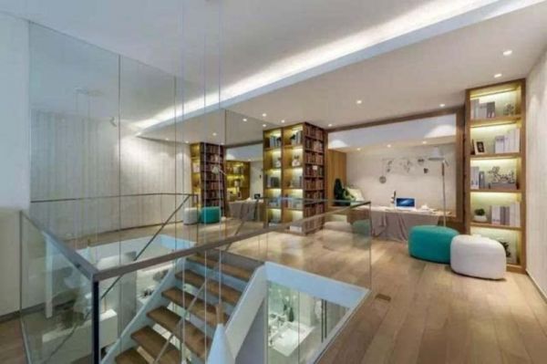 71㎡的loft复式,宽敞书房+二层卧
