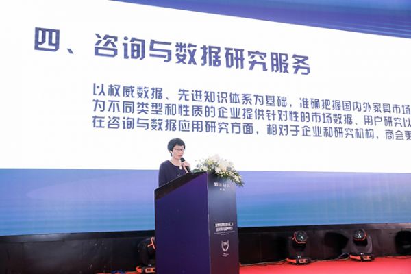 杭州市家具商会秘书长李雪莲作2021年度工作计划
