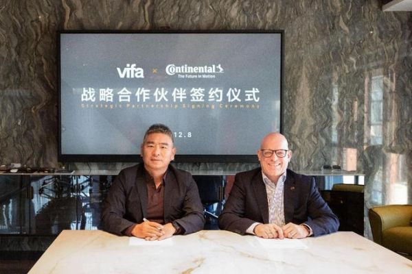 vifa威法与德国马牌Continental达成战略合作 携手共创行业新高度