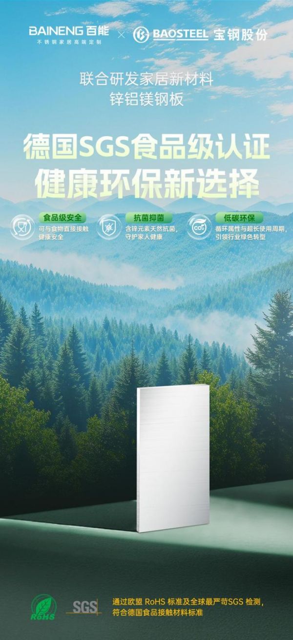 家居材料革命，百能家居锌铝镁钢板引领行业绿色升级新潮流